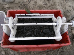 Уголь с янтарем после отмывки песка