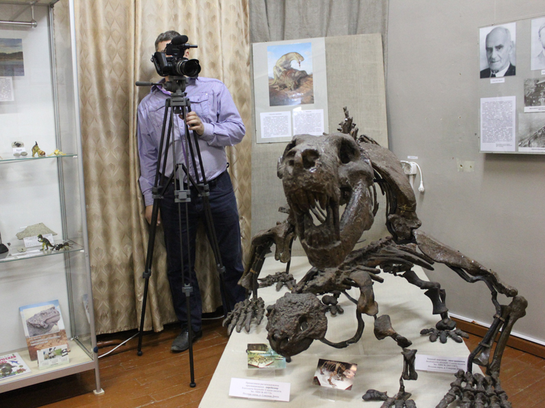 Выставка Палеонтологического института